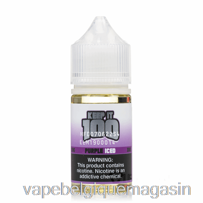 Jus De Vape Violet Glacé - Gardez-le 100 Sels - 30 Ml 50 Mg